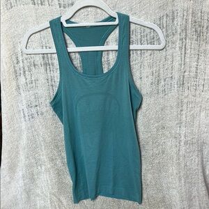 Lululemon Athletica Blue Fitted Sleeveless Tank